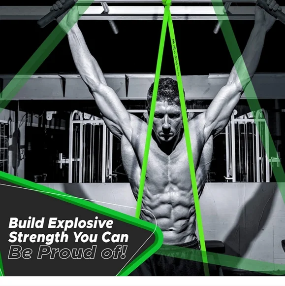 Physix Pull Up Assistance Bands - Looped Resistance Bands, Workout Rubber Bands - Picture 5 of 8